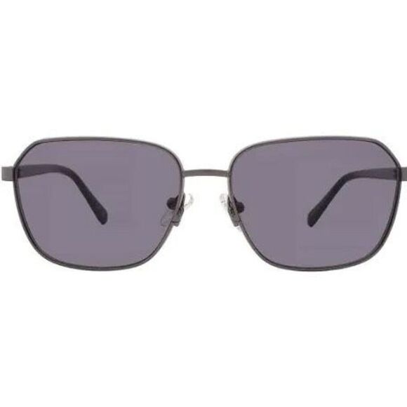 Guess Accessories - Guess GU00117 Thin Gunmetal Frame Rectangle Sunglasses Smoke Lens NEW